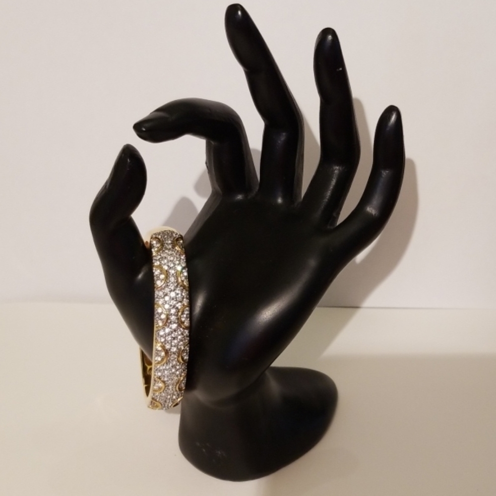 𝅺🎉Premier Designs gold bracelet with crystals - Picture 3 of 8